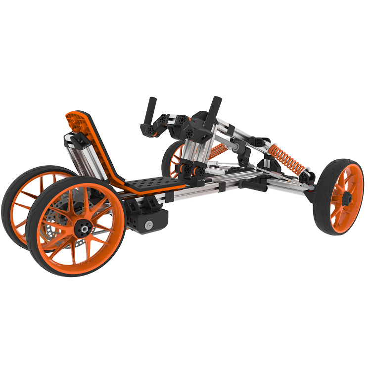 Go Kart Pedal Kids - Elektrikli Pedal Go Kart, Katlanabilir DIY