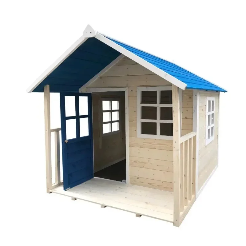 Kids Outdoor Cubby House - Çocuklar İçin Ahşap Oyun Evi
