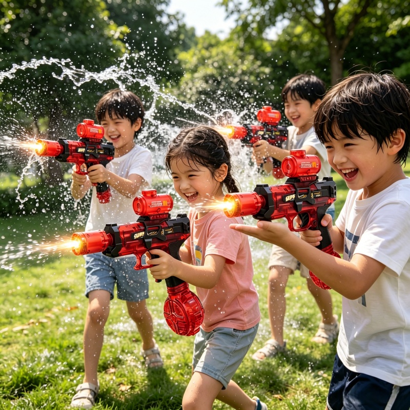 Kids Outdoor Activity Toys - Simüle Edilmiş Atış Çocuk Elektrikli Su