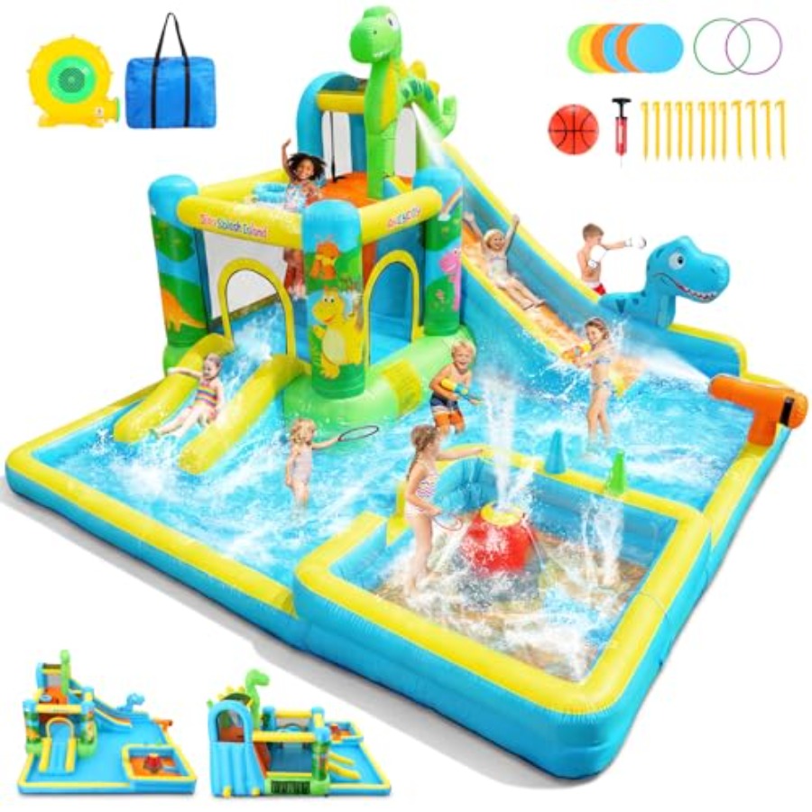 Kids Outdoor Water Slide - Açık hava arka bahçe şişme su