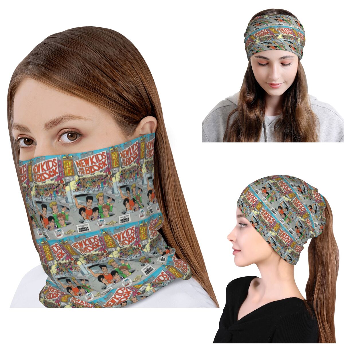 Kids Outdoor Decor - Yeni Çocuklar Blokta NKOTB Bandana Boyun