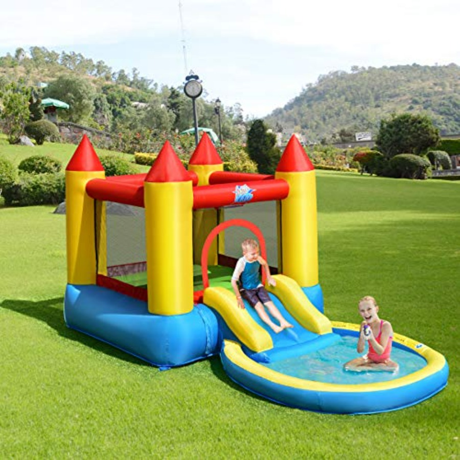 Kids Outdoor Water Slide - 3-5 yaş arası çocuklar için şişme