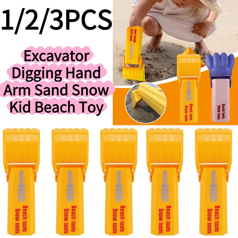 Kids Outdoor Activity Toys - 1/3 Adet Ekskavatör Kepçe El Aleti