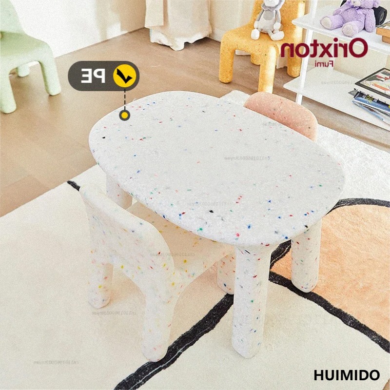 Kids Outdoor Chair Plastic - Çocuk Çalışma Masası ve Sandalye Seti,