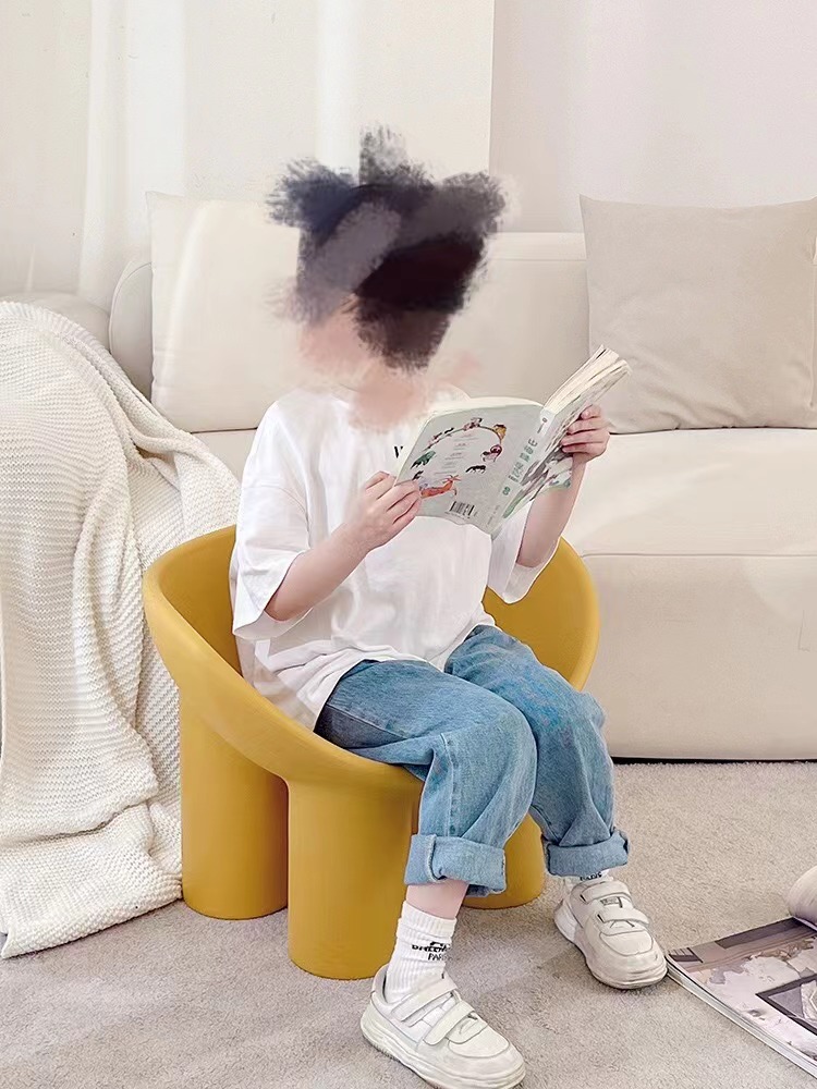 Kids Outdoor Chair Plastic - Roly poli İskandinav tasarım Modern çocuklar