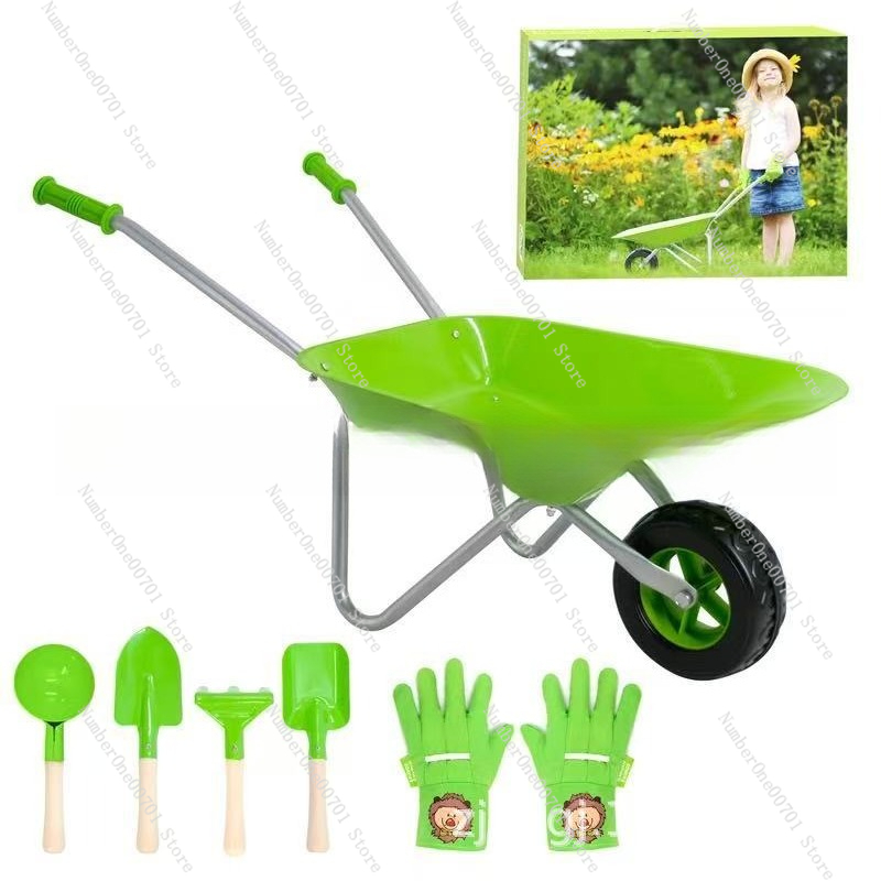 Play Kids Outdoor - Çocuklar İçin Açık Hava El Arabası,