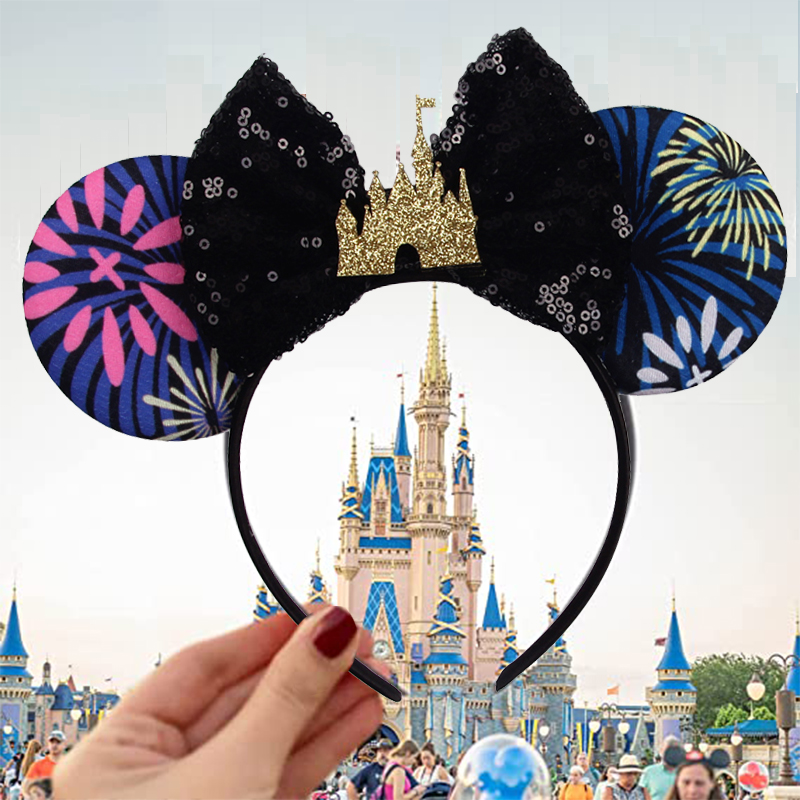 Kids Outdoor Decor - Disney kalesi Mickey Mouse kulaklar kafa