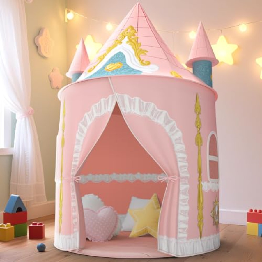 Kids Outdoor Play Tent - 3-8 yaş arası çocuklar için iç/dış