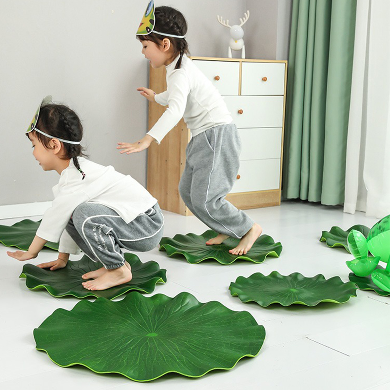 Stepping Stone Foam - Çocuklar için Nilüfer Yaprağı Zıplama Matı