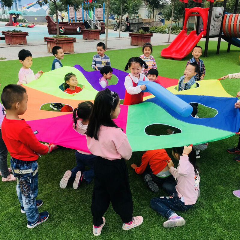 Kids Outdoor Umbrella - Çocuklar Vurmak Bir Köstebek Oyunu Gökkuşağı