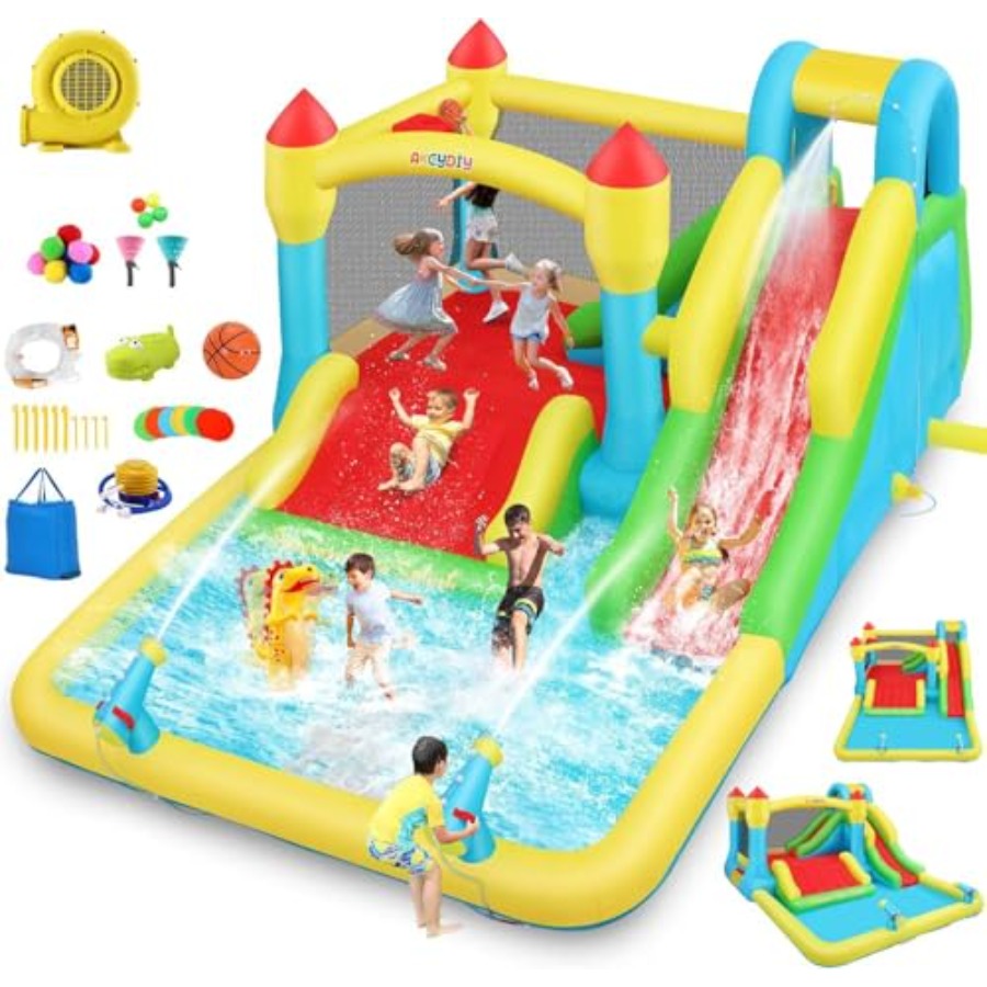 3-12 yaş arası çocuklar için a - Kids Outdoor Water Slide incelemesi ve fiyatı