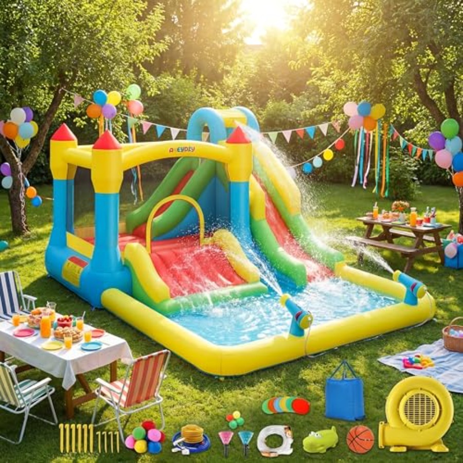 3-12 yaş arası çocuklar için a - Kids Outdoor Water Slide incelemesi ve fiyatı