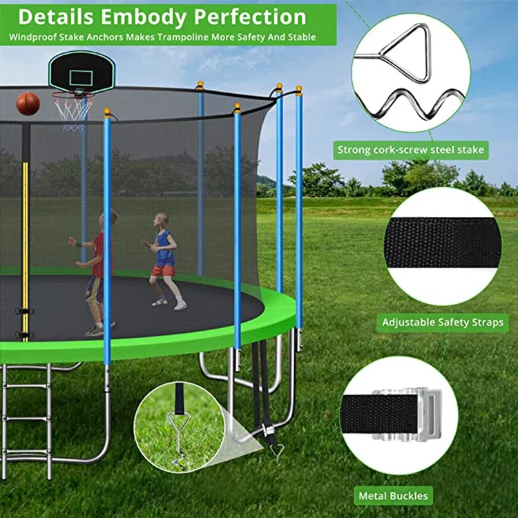 # 14FT Yuvarlak Yaysız Trambol - Kids Outdoor Trampoline incelemesi ve fiyatı