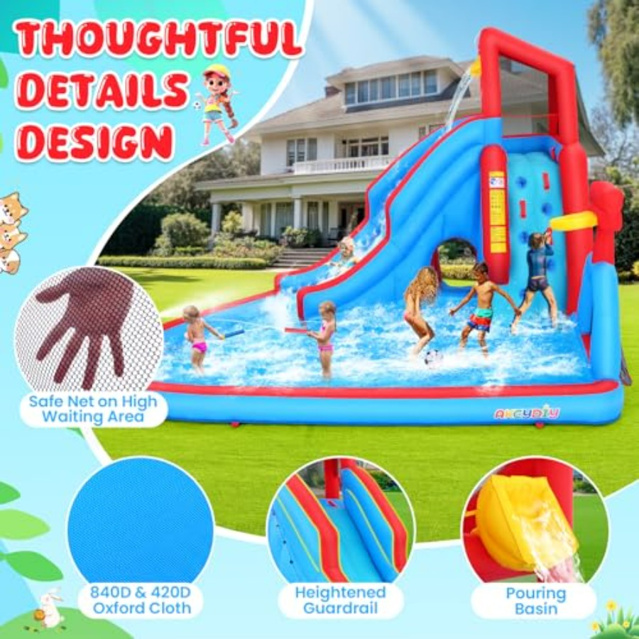 Çocuklar için arka bahçe açık  - Kids Outdoor Water Slide incelemesi ve fiyatı