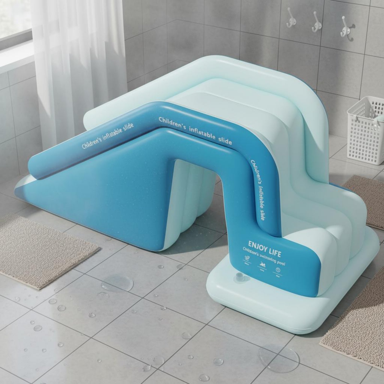 Şişme Havuz Kaydırağı Katlanab - Kids Outdoor Water Slide incelemesi ve fiyatı