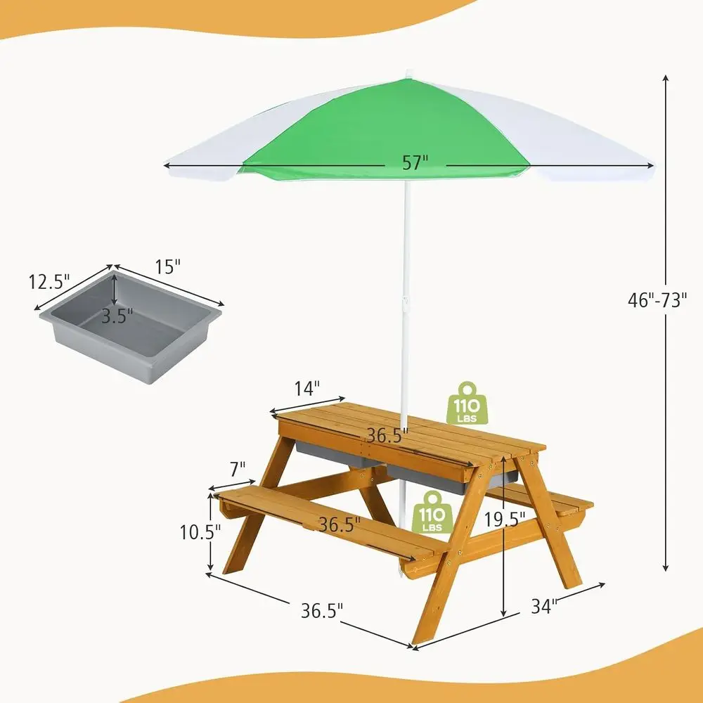 3'ü 1 Arada Yüksekliği Ayarlan - Kids Outdoor Umbrella incelemesi ve fiyatı