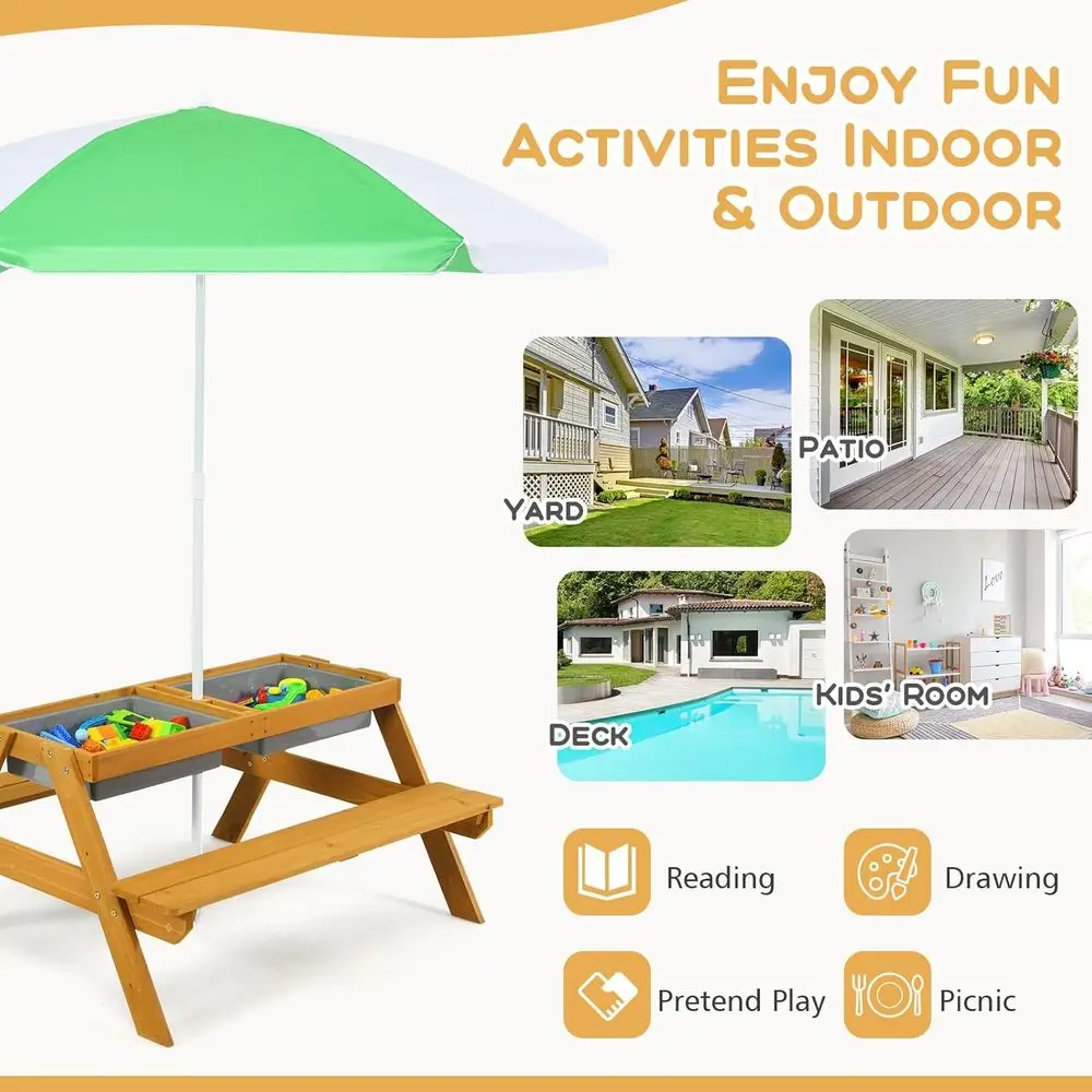 3'ü 1 Arada Yüksekliği Ayarlan - Kids Outdoor Umbrella incelemesi ve fiyatı