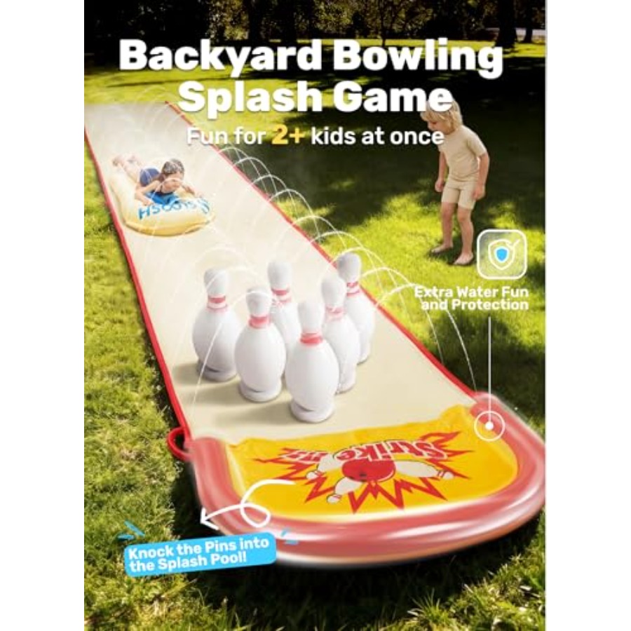 Çocuklar için arka bahçe açık  - Kids Outdoor Water Slide incelemesi ve fiyatı