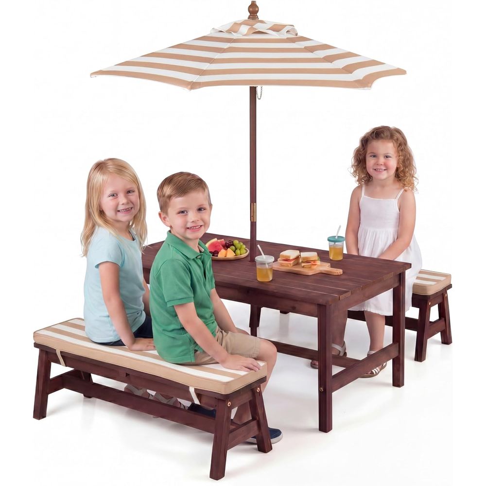 Çocuk Piknik Masası, Büyük 42“ - Kids Outdoor Umbrella incelemesi ve fiyatı