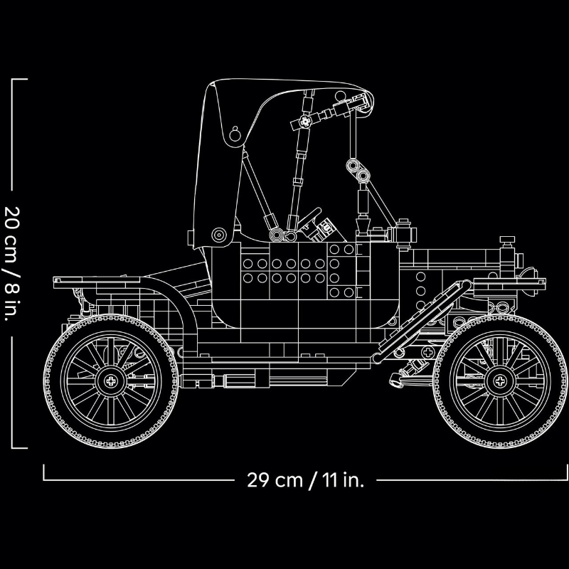 1060 Parça Vintage Model T Ara - Lego Set Technic incelemesi ve fiyatı