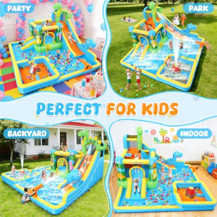 Açık hava arka bahçe şişme su  - Kids Outdoor Water Slide incelemesi ve fiyatı
