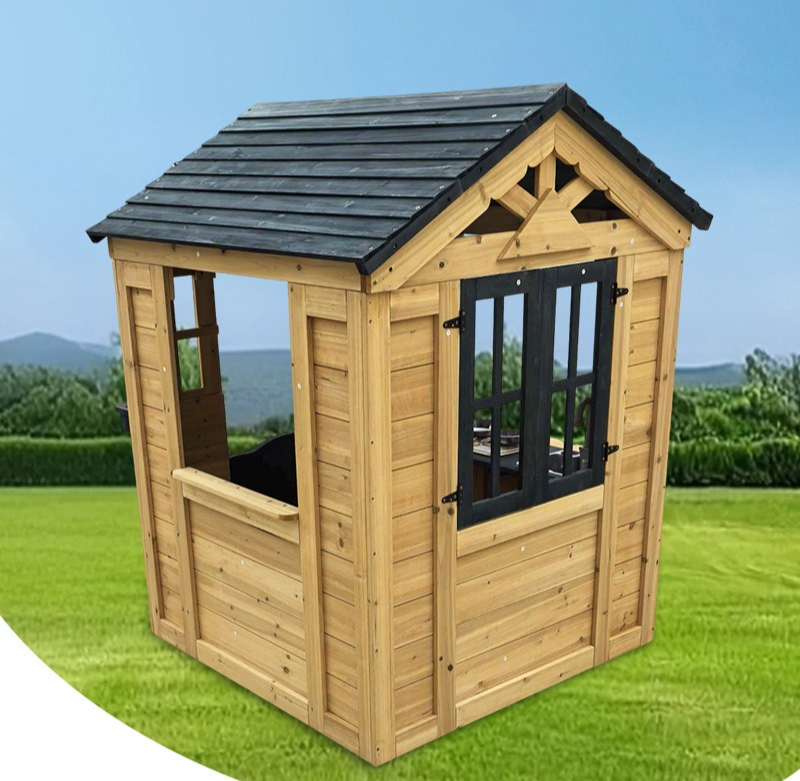 Açık Hava Bahçe Ahşap Çocuk Oy - Kids Outdoor Cubby House incelemesi ve fiyatı