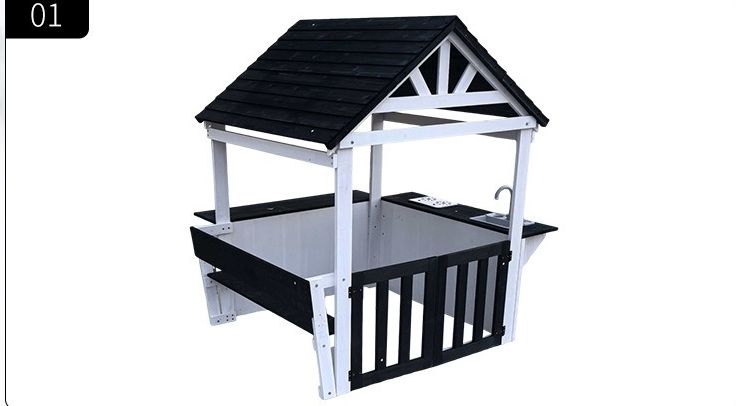 Açık Hava Bahçe Ahşap Çocuk Oy - Kids Outdoor Cubby House incelemesi ve fiyatı