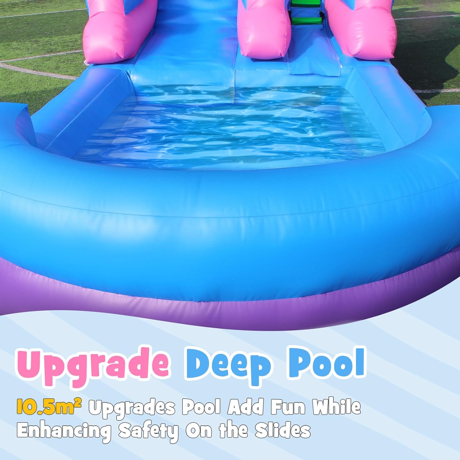 26,2 FT Ağır Hizmet Tipi Şişme - Kids Outdoor Water Slide incelemesi ve fiyatı