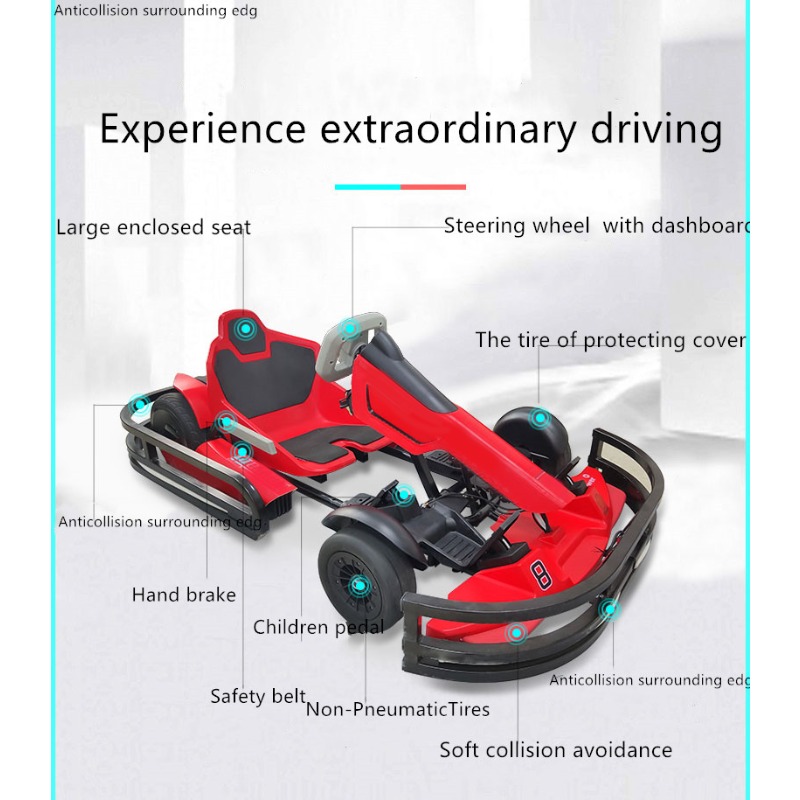 Çocuklar ve Yetişkinler İçin E - Go Kart Pedal Kids incelemesi ve fiyatı