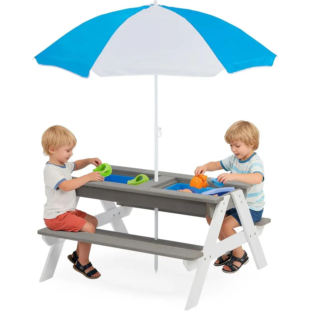 Çocuklar için 3'ü 1 Arada Ahşa - Kids Outdoor Umbrella incelemesi ve fiyatı