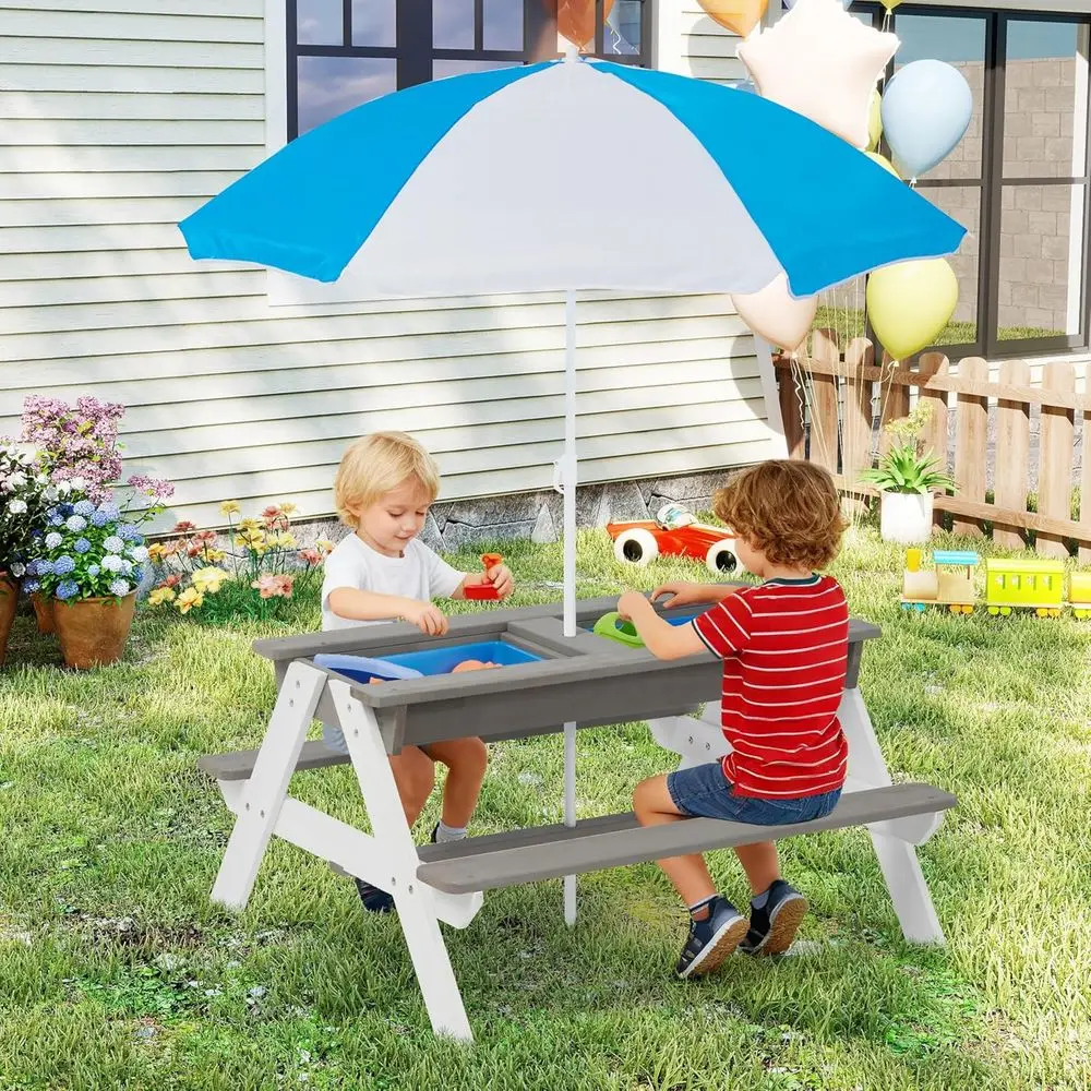 Çocuklar için 3'ü 1 Arada Ahşa - Kids Outdoor Umbrella incelemesi ve fiyatı