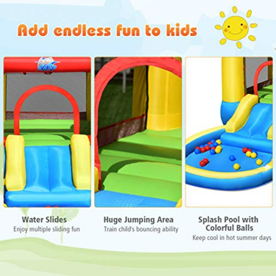 3-5 yaş arası çocuklar için şi - Kids Outdoor Water Slide incelemesi ve fiyatı