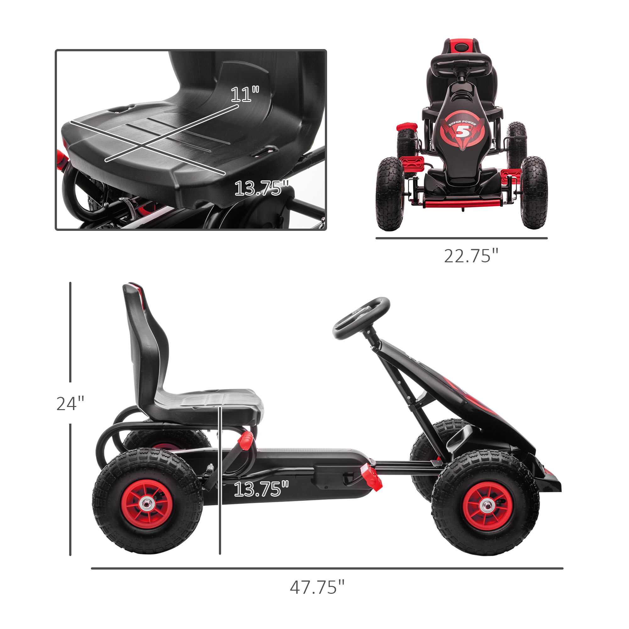 Ergonomik Konforlu, Aşınmaya D - Go Kart Pedal Kids incelemesi ve fiyatı