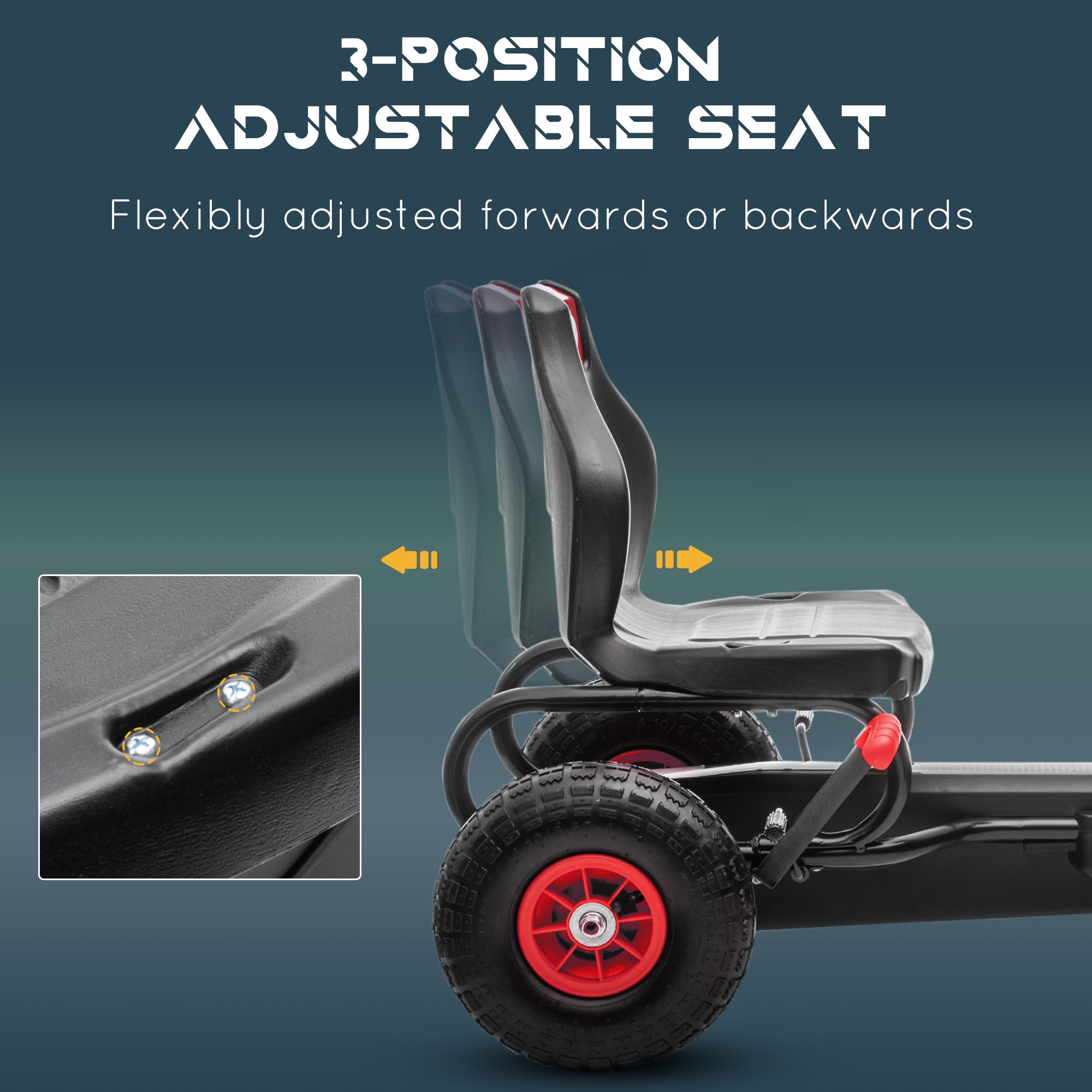 Ergonomik Konforlu, Aşınmaya D - Go Kart Pedal Kids incelemesi ve fiyatı