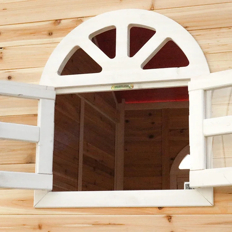 l Açık Ahşap Oyun Alanı Oyun E - Kids Outdoor Cubby House incelemesi ve fiyatı