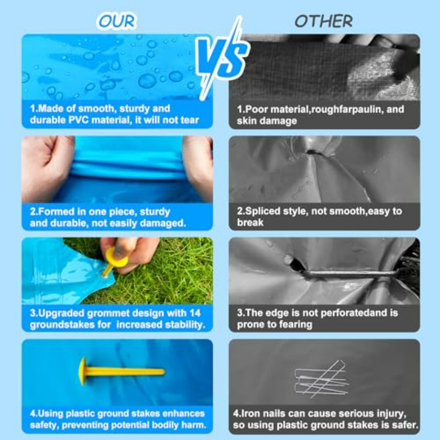 Çocuklar ve yetişkinler için a - Kids Outdoor Water Slide incelemesi ve fiyatı