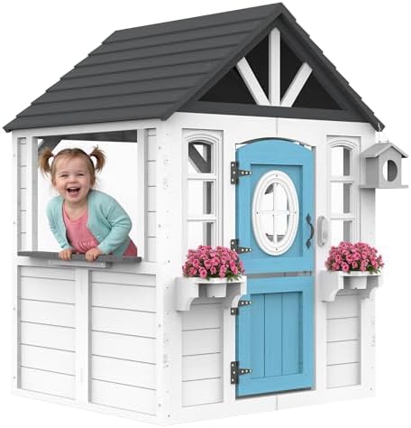 Mutfak Lavabosu, Posta Kutusu  - Kids Outdoor House With Kitchen incelemesi ve fiyatı