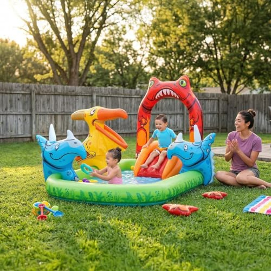 Çocuklar için açık hava su oyu - Kids Outdoor Water Slide incelemesi ve fiyatı